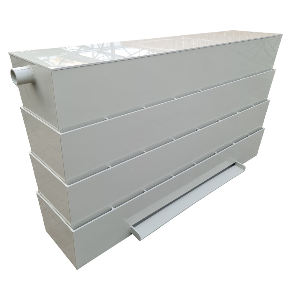 Rieselfilter RF150 4tlg. mit Wasserfall-Auslauf Rieselfilter RF150 4tlg. mit Wasserfall-Auslauf