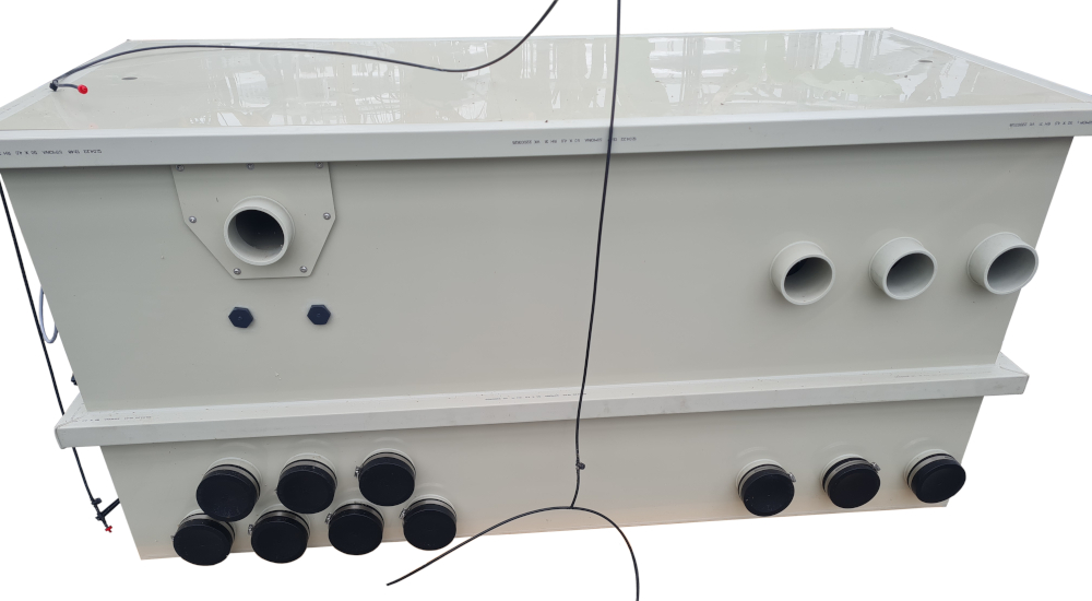 EPS Combi-Trommelfilter CL65 quer mit integrierter Spülpumpe 