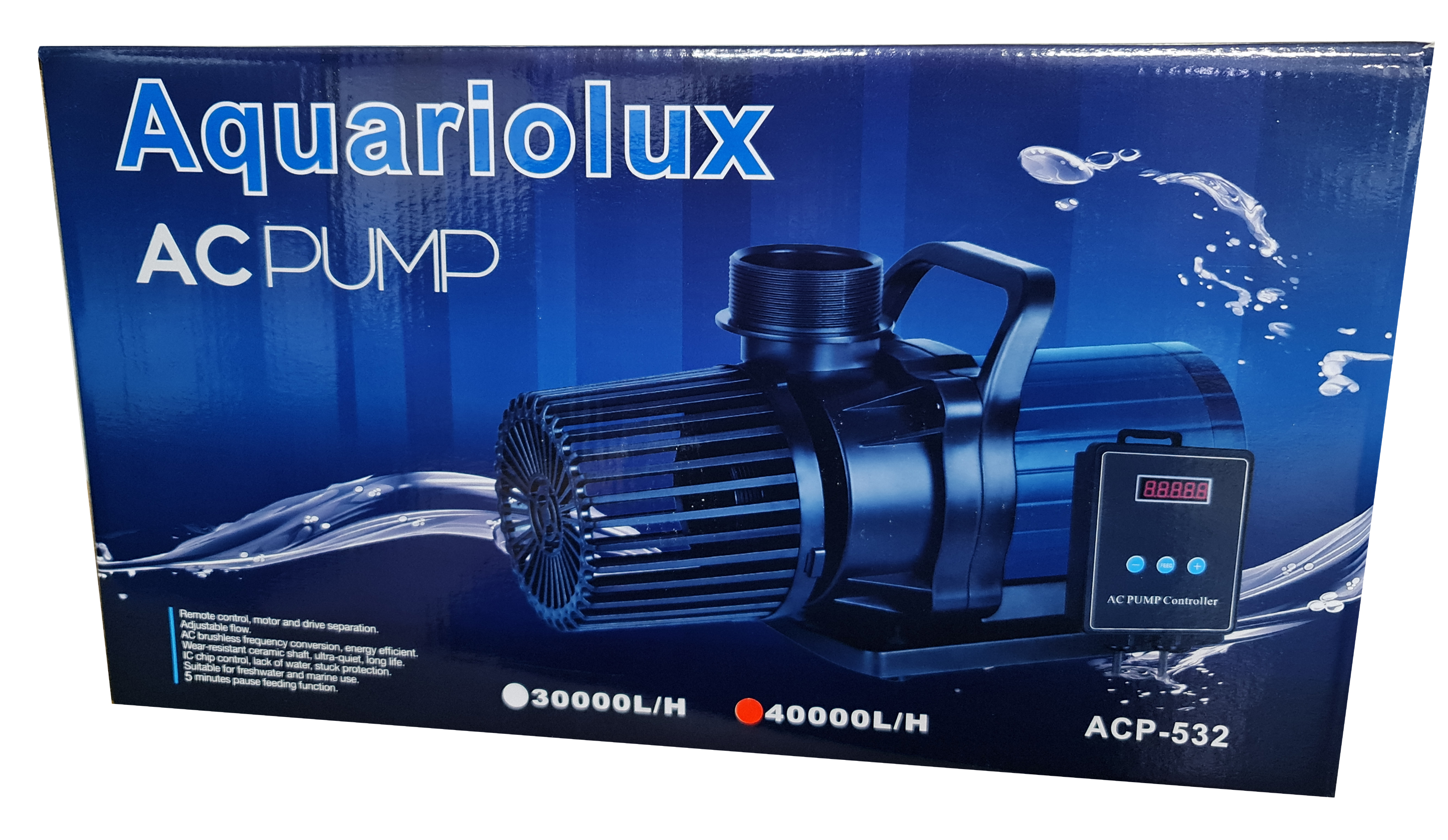 Teichpumpe Aquariolux EASY 40000 l/h mit Digitalsteuerung