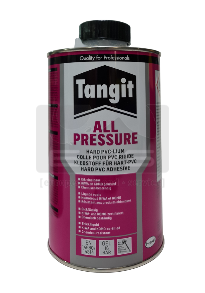 PVC adhesive Tangit 1000 ml / 960 g with brush