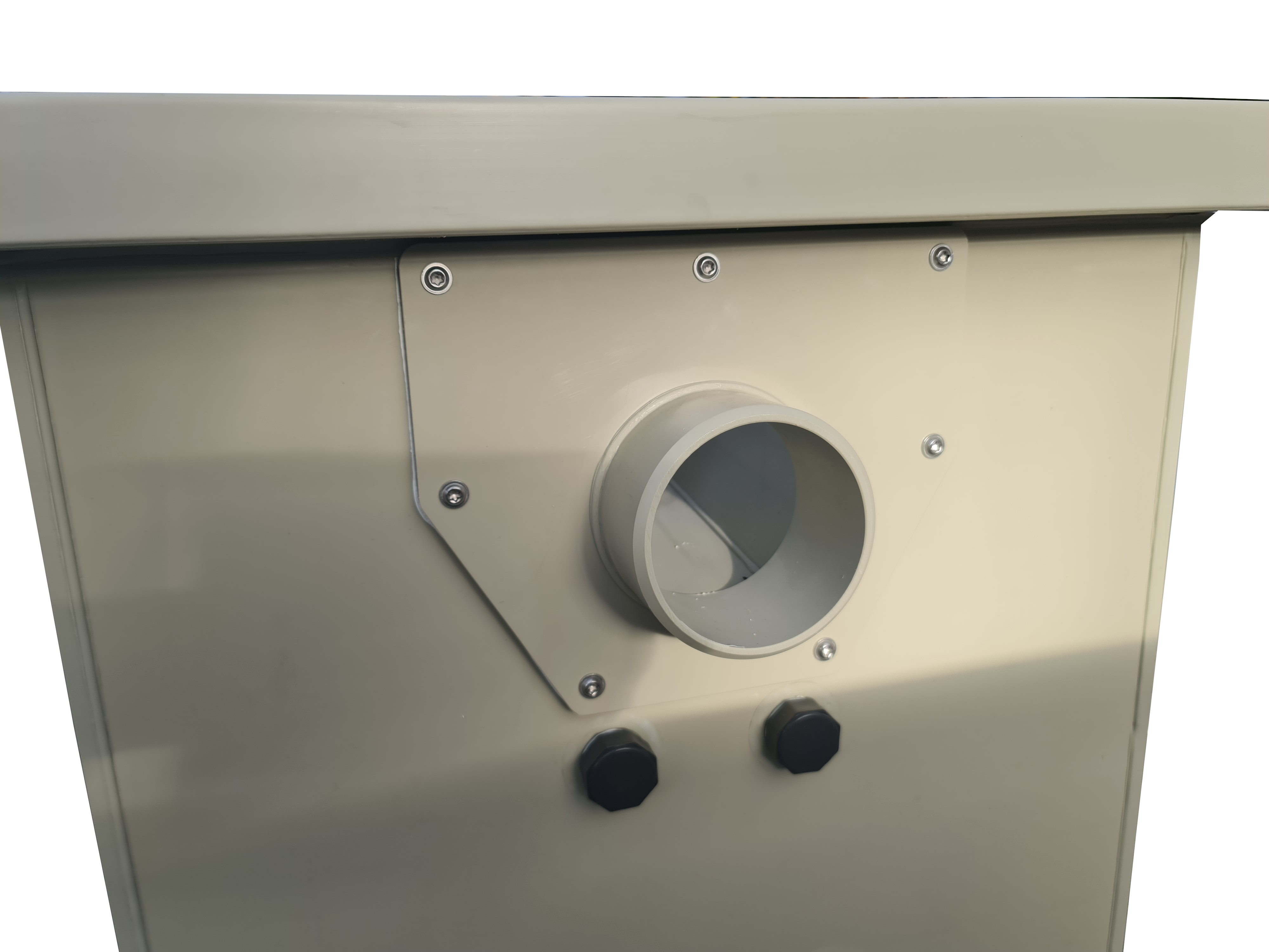 EPS Trommelfilter TF50 + integrierte Pumpenkammer + Rinnenspülung + Steuerung + Spülpumpe + UV-Schutz + Edelstahlsieb in Sandwichbauweise Kopie