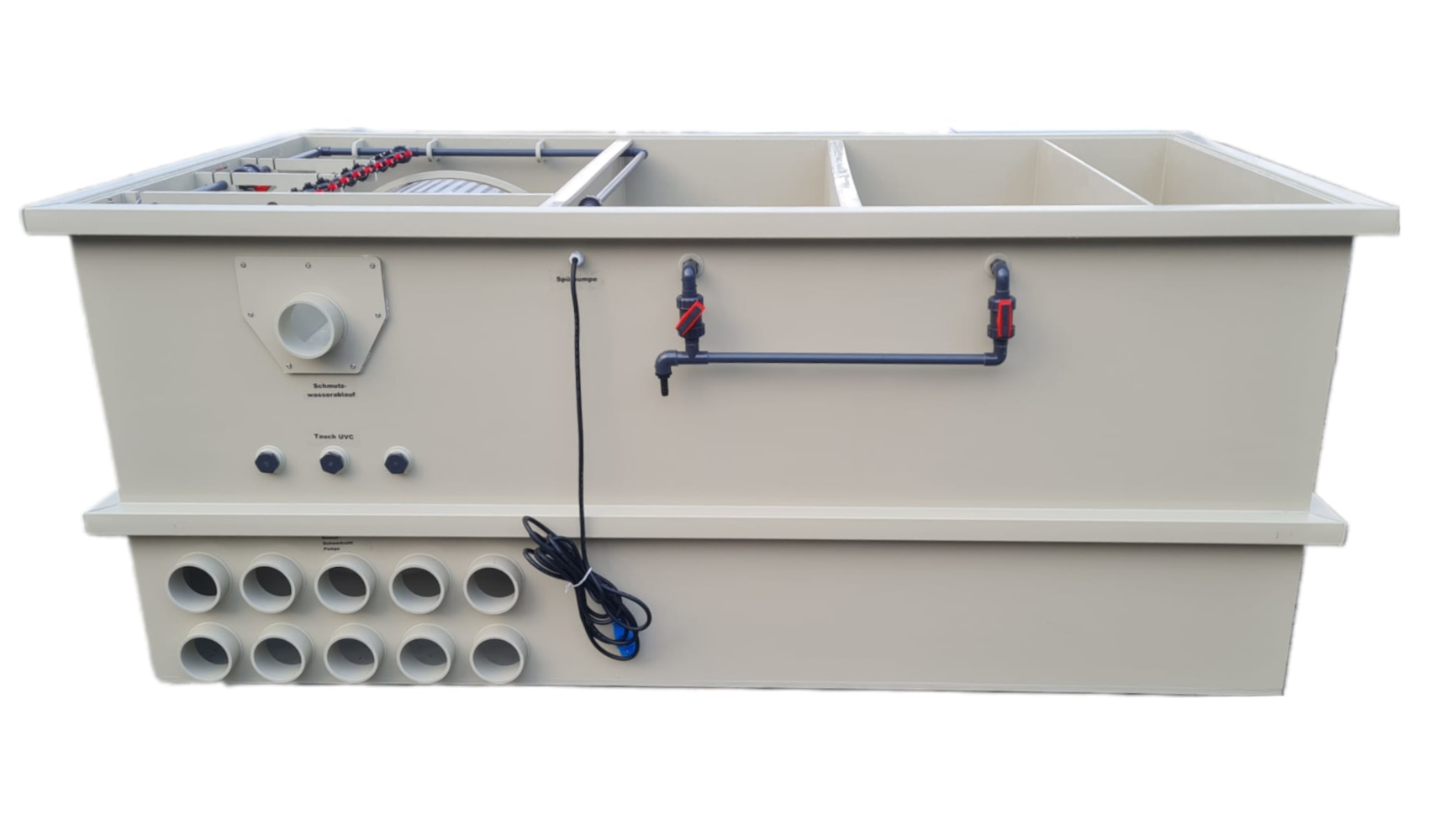 EPS Combi Drum Filter CF100 with integrated biochamber + pump chamber