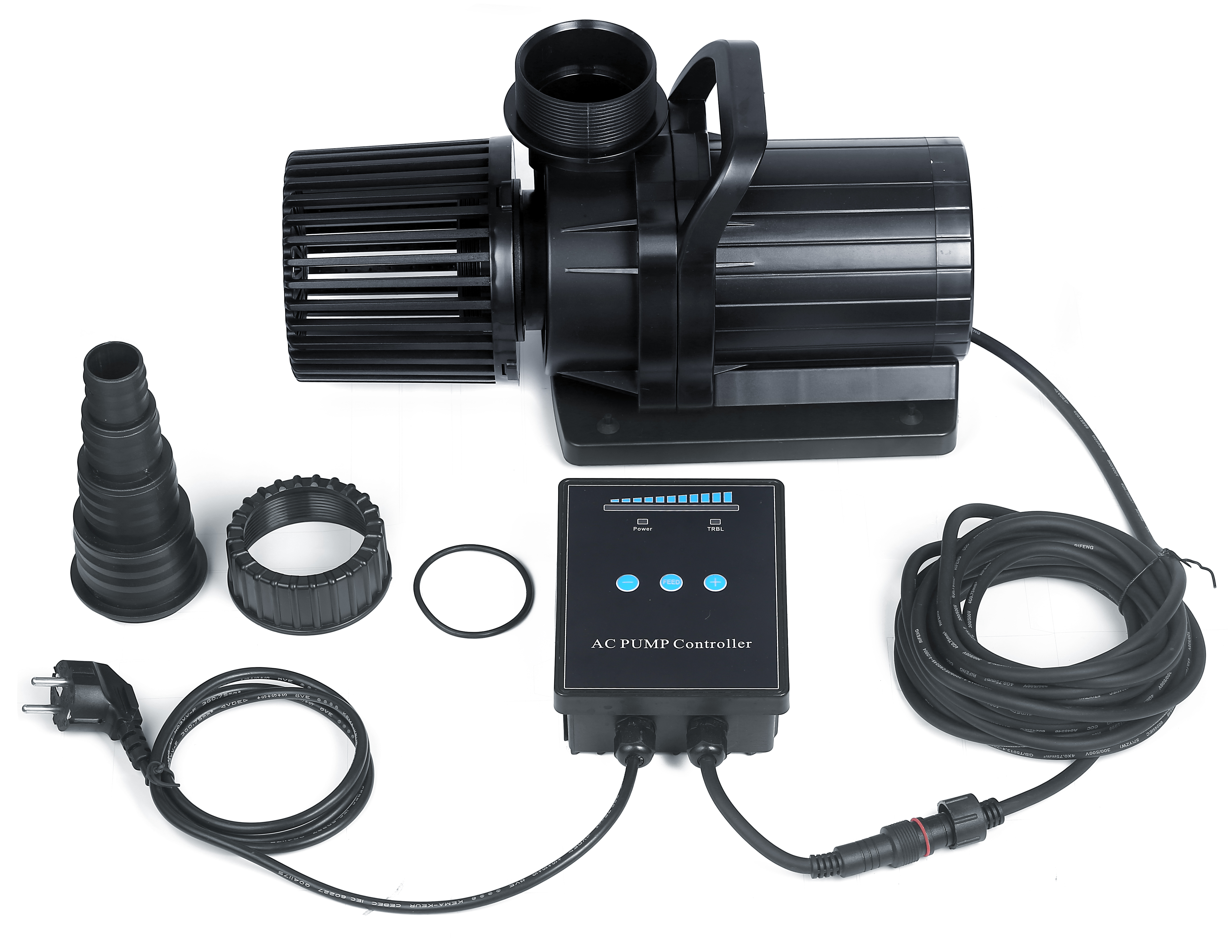 EASY DC 48 V 30,000 l/h pond pump with digital control
