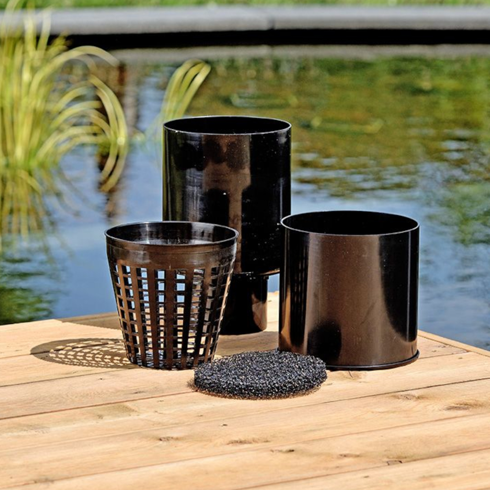 Floating skimmer Ø 200 x 110 mm with basket