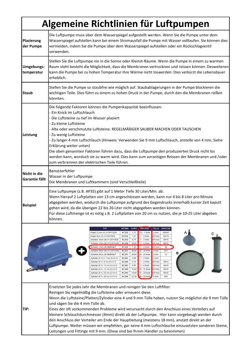 Air pump AP-150