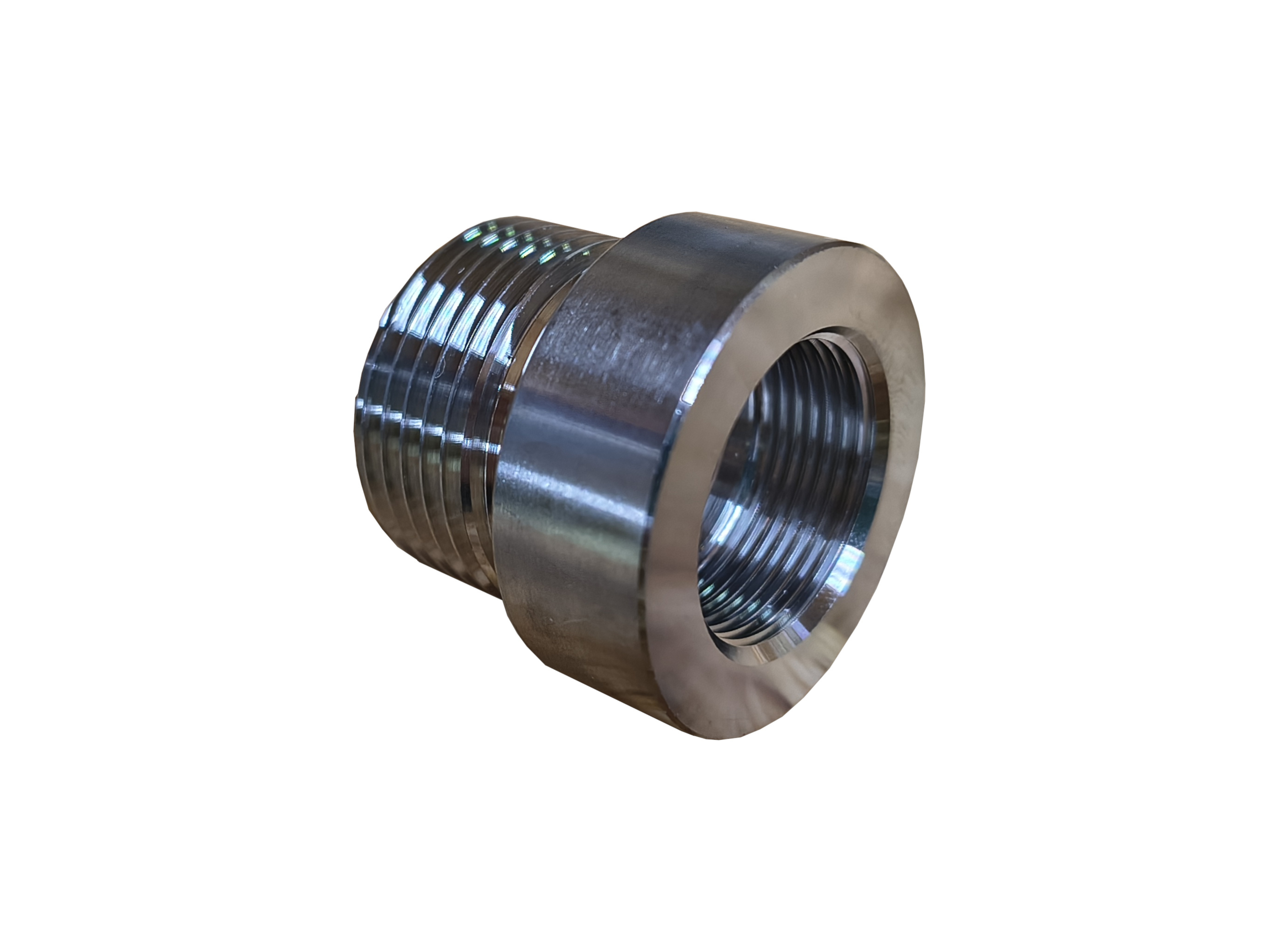 INOX Quarzglas Adapter für 40 / 80 Watt Amalgam Lampe