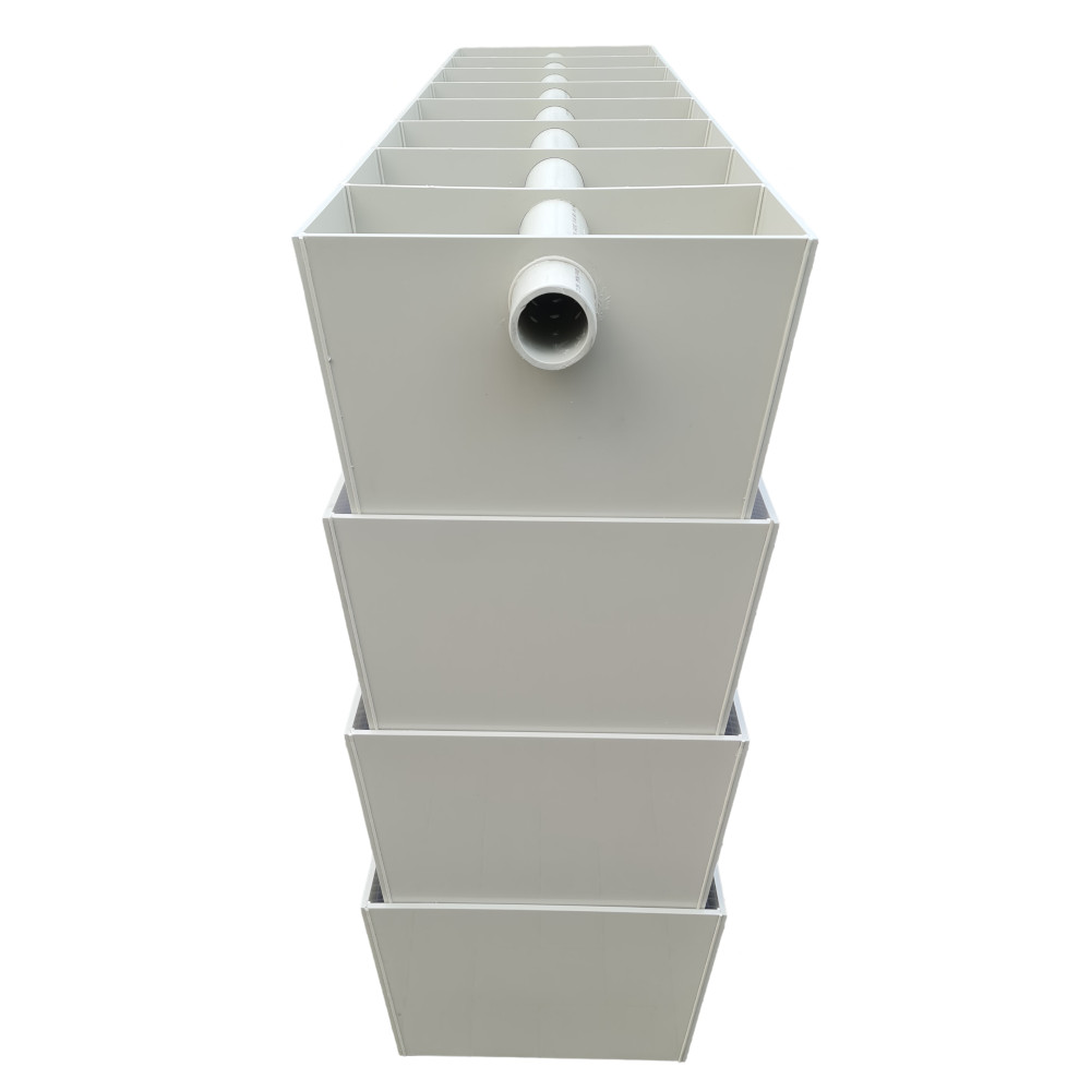 Rieselfilter RF150 4tlg. mit Wasserfall-Auslauf Rieselfilter RF150 4tlg. mit Wasserfall-Auslauf