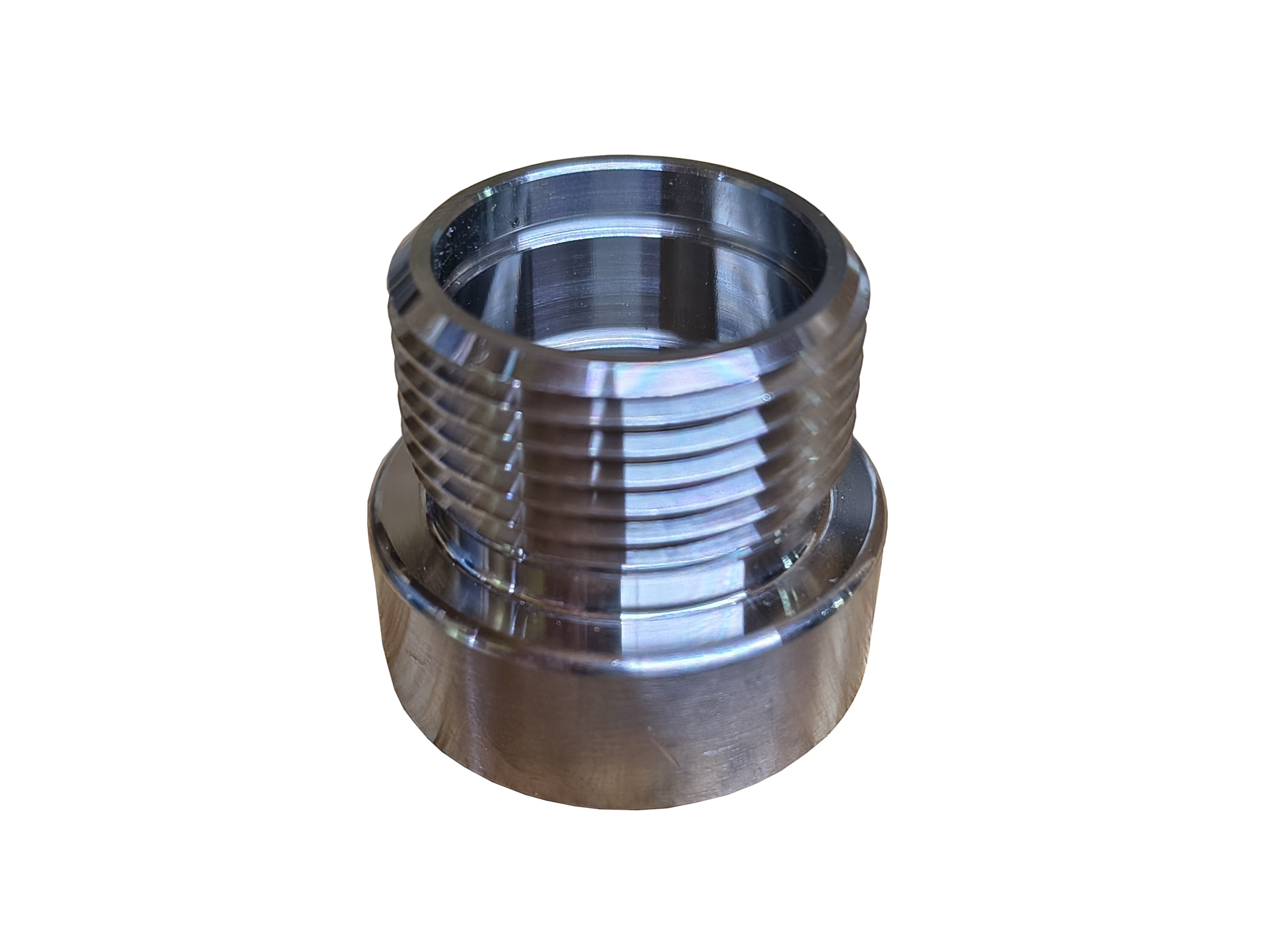 INOX Quarzglas Adapter für 40 / 80 Watt Amalgam Lampe