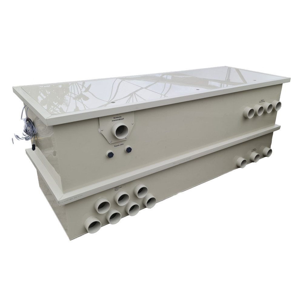 EPS Combi-Trommelfilter CL65 quer Jumbo mit integrierter Spülpumpe 