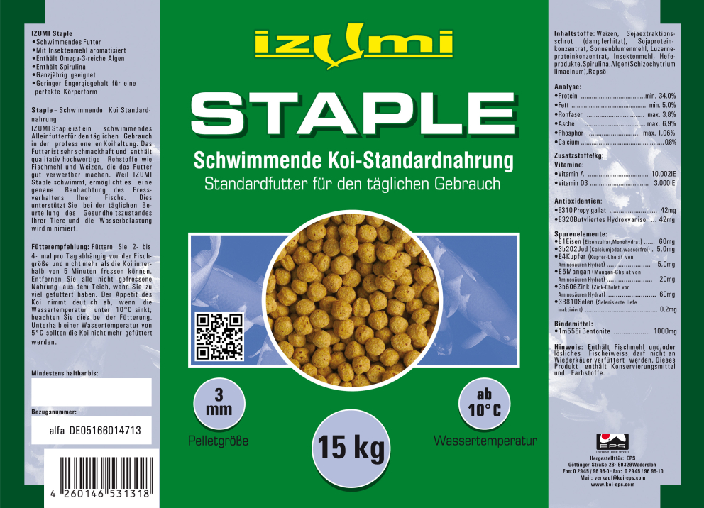 Izumi Staple 3 mm - 15 kg - Sackware