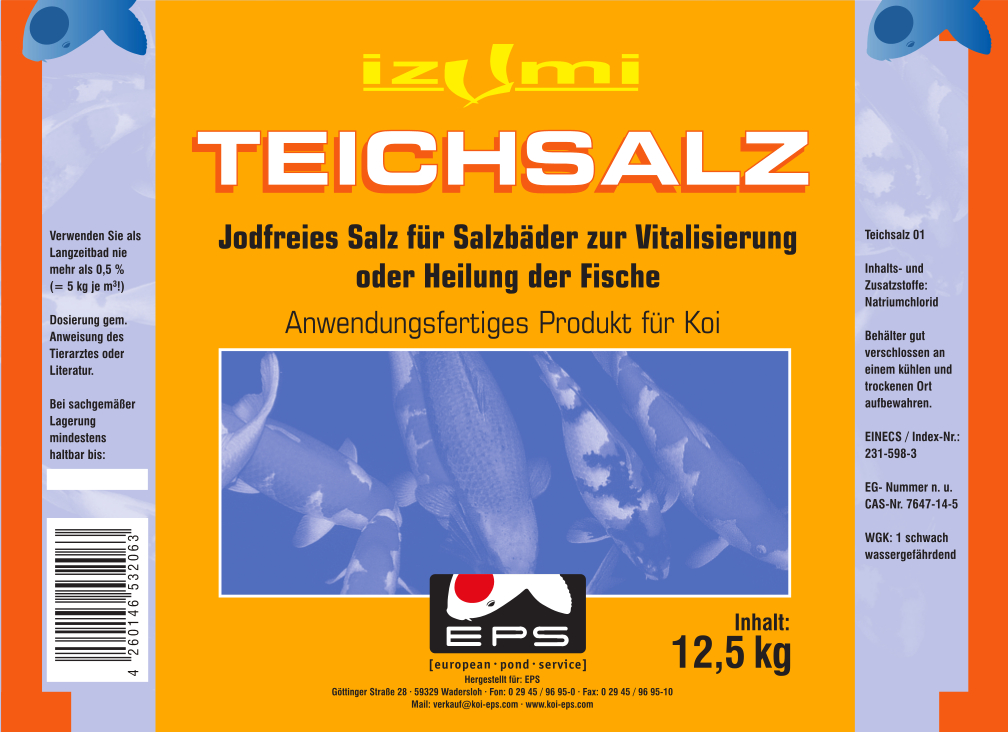 Sel de bassin 12,5 kg sans iode