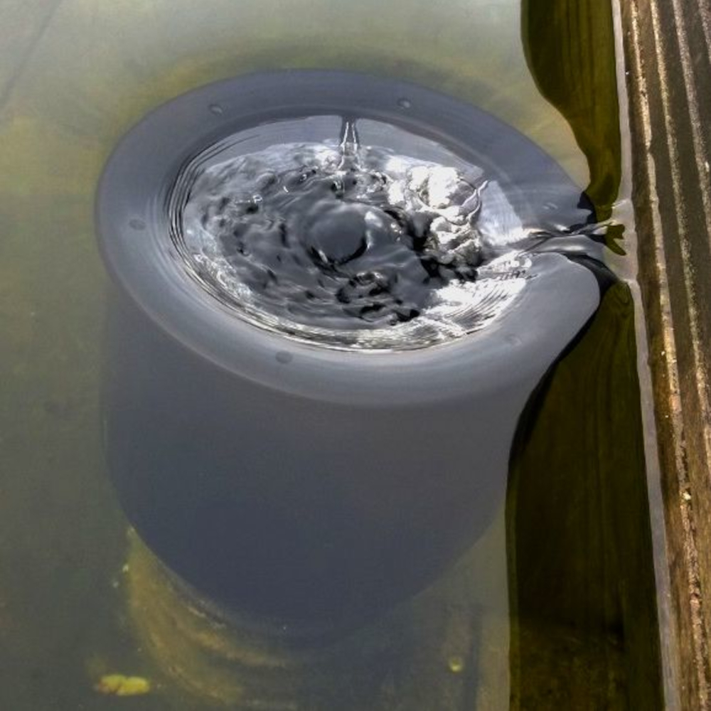 Floating skimmer Ø 200 x 110 mm with basket