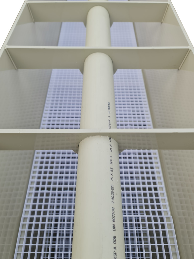 Rieselfilter RF150 4tlg. mit Wasserfall-Auslauf Rieselfilter RF150 4tlg. mit Wasserfall-Auslauf